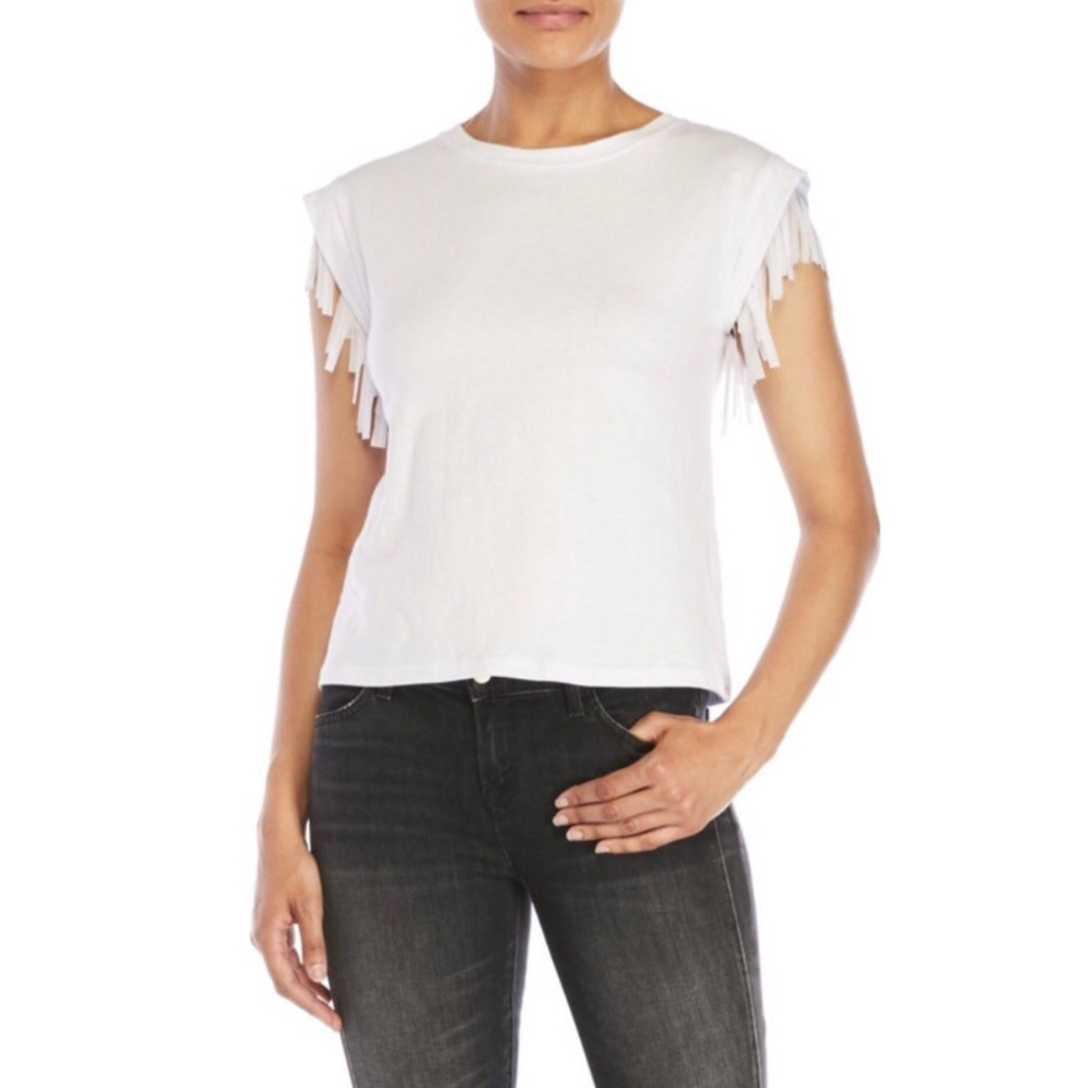 Fringe Sleeve Top